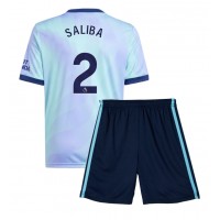 Arsenal William Saliba #2 Replica Third Minikit 2024-25 Short Sleeve (+ pants)